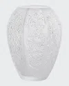Lalique Sakura Medium Crystal Vase In Clear