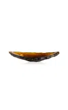 Lalique Medium Silex Crystal Bowl In Black