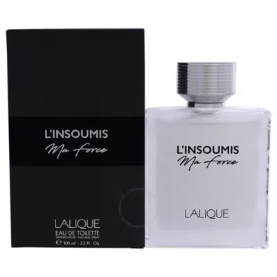 Lalique Men's L'insoumis Ma Force Edt 3.4 oz Fragrances 7640171199788 In Yellow/pink/purple/green/orange/red