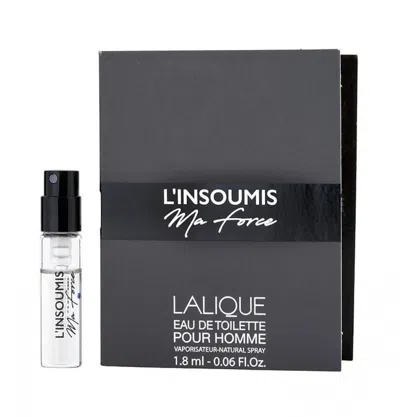 Lalique Men's L'insoumis Ma Force Edt Spray 0.06 oz Fragrances 7640171199801 In Transparent