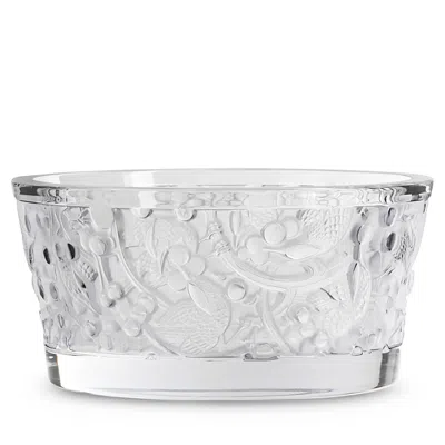 Lalique Merles Et Raisins Clear Crystal Bowl