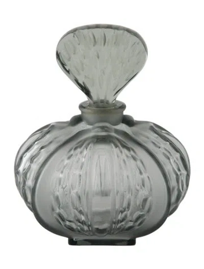 Pre-owned Lalique Mirabel Perfume Bottle In Gray