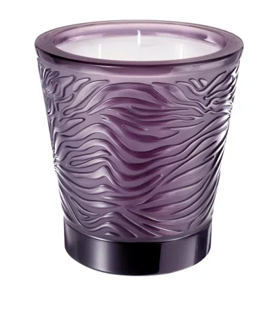 Lalique Mirage Voyage Scented Candle In Purple