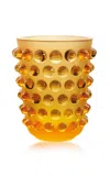 Lalique Crystal Mossi Vase In Universal