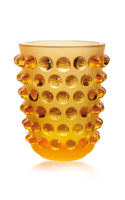 LALIQUE MOSSI VASE