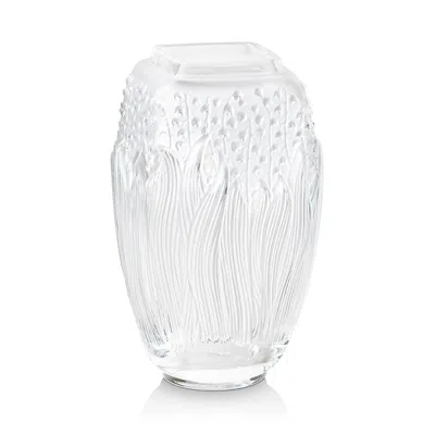 Lalique Clear Muguet Vase