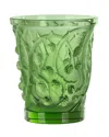 Lalique Mures Vase, Green