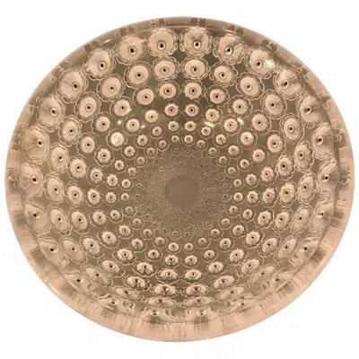 Pre-owned Lalique "nemours" Crystal Glass Bowl In Brown