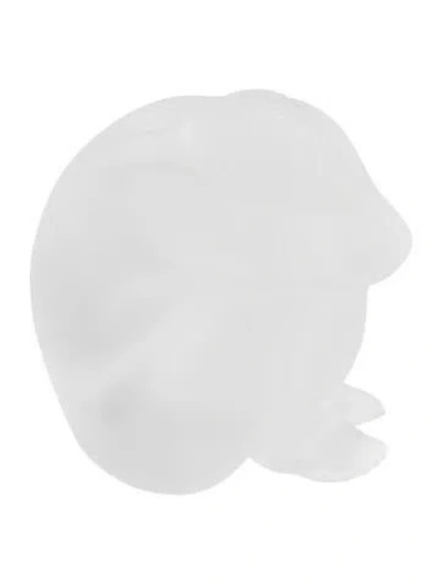 Pre-owned Lalique Nu Nabhi Figurine In Transparent