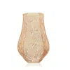 Lalique Ombelles Gold Luster Vase In Neutral