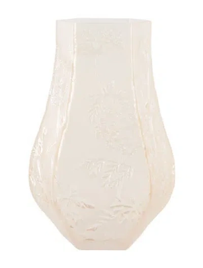 Pre-owned Lalique Ombelles Vase W/ Tags In Neutral