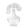 Lalique Orchidee Decanter, Numbered Edition In White