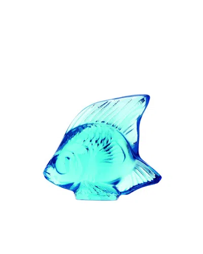 Lalique Pale Blue Fish