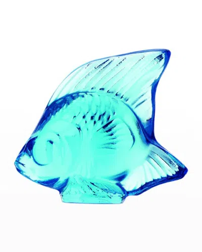 Lalique Pale Blue Fish