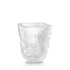Lalique Pivoines Small Vase In Clear