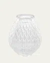 Lalique Plumes Vase Ss, Clear