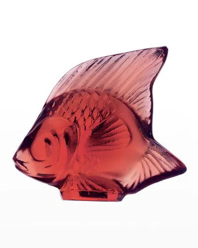 LALIQUE RED FISH