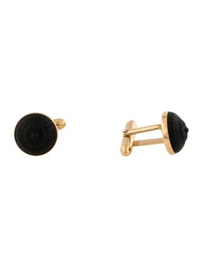 Pre-owned Lalique Resin Cufflink In Multicolor