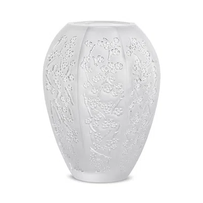 Lalique Sakura Clear Vase, Medium In Transparent