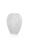Lalique Sakura Medium Crystal Vase In Clear