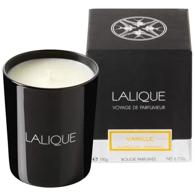 Lalique Scented Candle Vanille Acapulco - 190g In Black