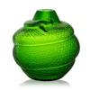 Lalique Serpent Vase, Amazon Green