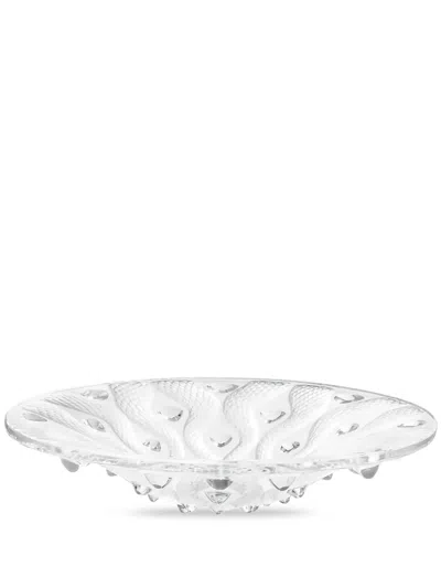 Lalique Serpentine Crystal Centerpiece In Trasparente