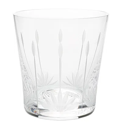Lalique Set Of 2 Lotus Tumblers In Clear