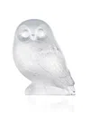 Lalique Shivers Crystal Owl Figure In Metallic