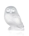 Lalique Shivers Crystal Owl Figure In Clear