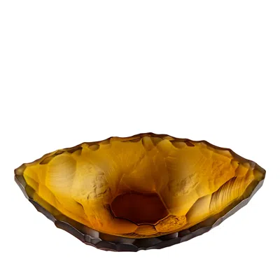 Lalique Silex Bowl, Small In Brown