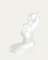 Lalique Small Aphrodite Nude Sculpture In Clear