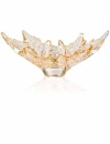 Lalique Champs-elysees Small Crystal Bowl, Gold Luster In Gold Luster