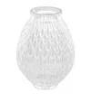 Lalique Small Crystal Plumes Vase In Clear