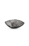 Lalique Small Silex Crystal Bowl In Gray