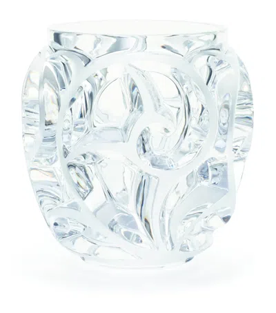 Lalique Small Tourbillons Vase In Transparent