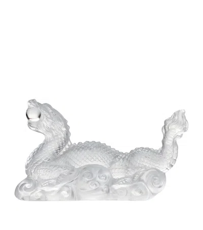 Lalique Dragon Tianlong Sculpture, Clear