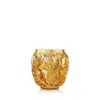 Lalique Tourbillons Small Vase In Gold