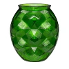 LALIQUE TURTLE VASE, AMAZON GREEN