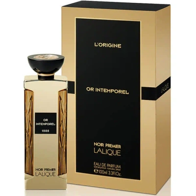 Lalique Unisex L'origine 1888 Noir Premier Or Intemporel Edp Spray 3.4 oz Fragrances 7640111502685 In Transparent