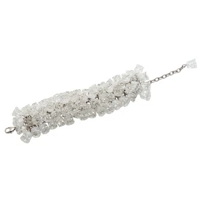 Pre-owned Lalique Vintage  Crystal Bracelet Muguet Lily Of The Valley In Multi