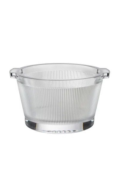 Lalique - Wingen Ice Bucket - Clear In Silver