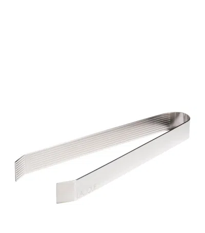 Lalique Wingen Ice Tongs In Silver