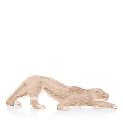 Lalique Zeila Panther Sculpture In Gold