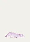 Lalique Zeila Pink Luster Panther Figure