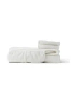 Lalo 100% Organic Hooded Towel + Washcloth 2-pack In Coconut
