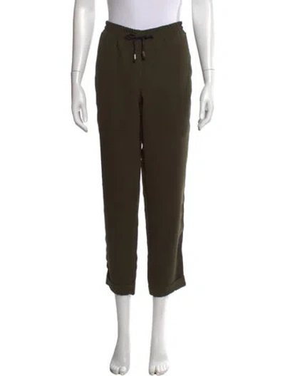 Pre-owned L'altra Moda® Straight Leg Pants In Green