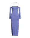 Lama Jouni Woman Midi Dress Mauve Size L Viscose, Elastane In Purple