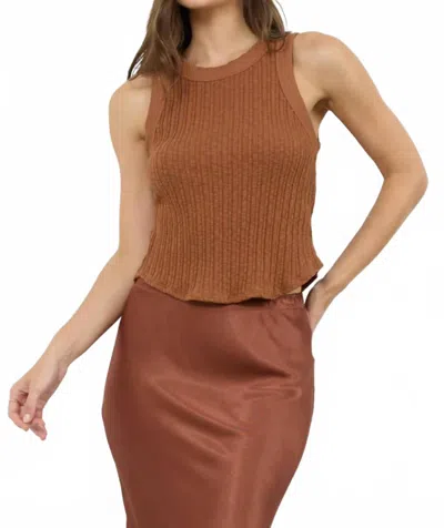 Lamade Aida Tank Top In Honey In Brown