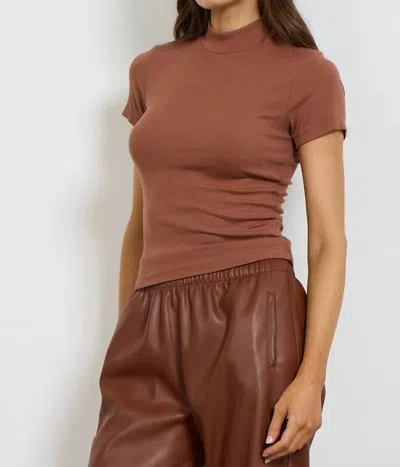 Lamade Bailey Tee Top In Cognac In Brown
